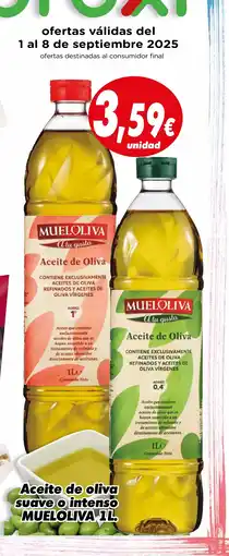 Proxi MUELOLIVA Aceite de oliva suave o intenso oferta