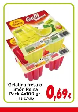 Proxi REINA Gelatina fresa o limón oferta