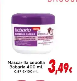 Proxi BABARIA Mascarilla cebolla oferta
