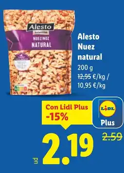 Lidl ALESTO Nuez natural oferta