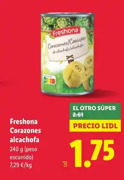 Lidl FRESHONA Corazones alcachofa oferta