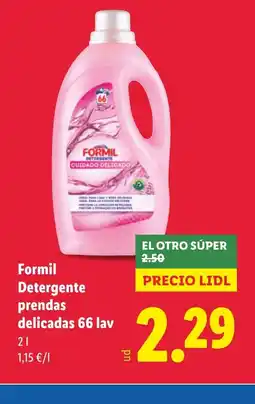 Lidl FORMIL Detergente prendas delicadas oferta