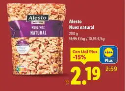 Lidl ALESTO Nuez natural oferta