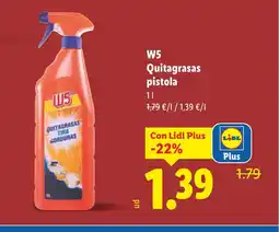 Lidl W5 Quitagrasas pistola oferta