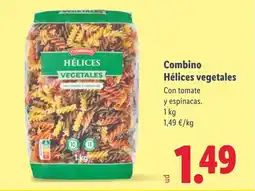 Lidl COMBINO Hélices vegetales oferta
