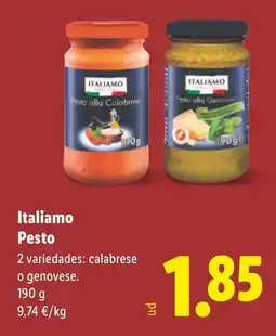 Lidl ITALIAMO Pesto oferta