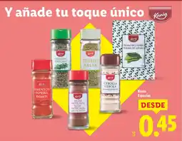 Lidl KANIA Especias oferta