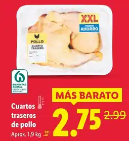 Lidl Cuartos traseros de pollo oferta