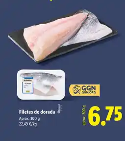 Lidl Filetes de dorada oferta