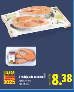Lidl 2 rodajas de salmón oferta