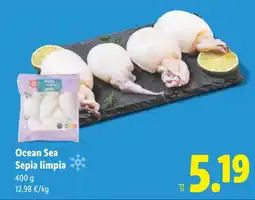 Lidl OCEAN SEA Sepia limpia oferta