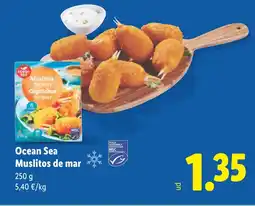 Lidl OCEAN SEA Muslitos de mar oferta
