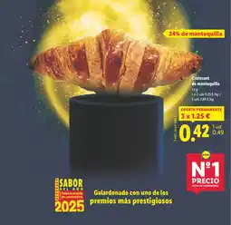 Lidl Croissant de mantequilla oferta