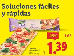 Lidl CHEF SELECT Masa para pizza oferta