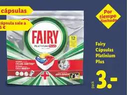 Lidl FAIRY Cápsulas Platinium Plus oferta