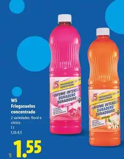 Lidl W5 Friegasuelos concentrado oferta