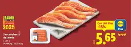 Lidl 5 escalopines de salmón oferta