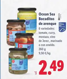 Lidl OCEAN SEA Bocaditos de arenque oferta