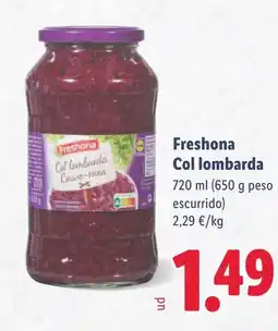 Lidl FRESHONA Col lombarda oferta