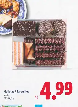 Lidl Galletas / Barquillos oferta