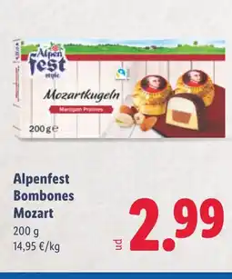 Lidl ALPENFEST Bombones Mozart oferta