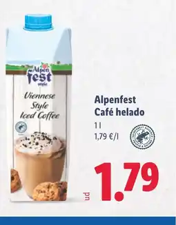 Lidl ALPENFEST Café helado oferta