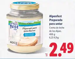 Lidl ALPENFEST Preparado para untar oferta