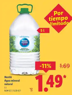 Lidl NESTLÉ Agua mineral natural oferta