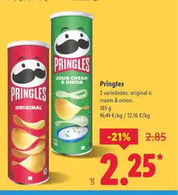 Lidl PRINGLES oferta