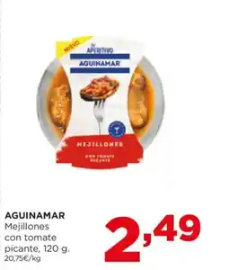 Alimerka AGUINAMAR Mejillones con tomate picante oferta