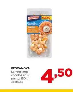Alimerka PESCANOVA Langostinos cocidos en su punto oferta