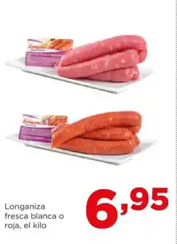 Alimerka Longaniza fresca blanca o roja oferta