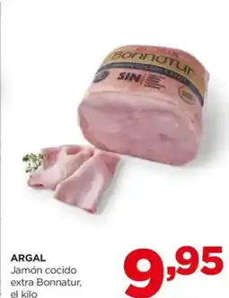 Alimerka ARGAL Jamón cocido extra Bonnatur oferta