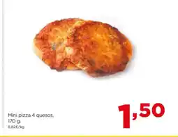 Alimerka Mini pizza 4 quesos oferta
