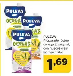 Alimerka PULEVA Preparado lácteo omega 3, original, con nueces o sin lactosa oferta
