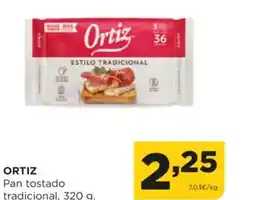 Alimerka ORTIZ Pan tostado tradicional oferta