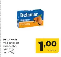 Alimerka DELAMAR Mejillones en escabeche oferta