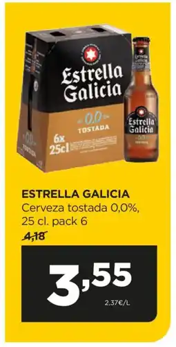 Alimerka ESTRELLA GALICIA Cerveza tostada 0,0% oferta