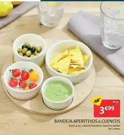 GiFi Bandeja aperitivos 4 cuencos oferta