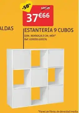 GiFi Jestantería 9 cubos oferta