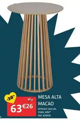 GiFi Mesa alta macao oferta