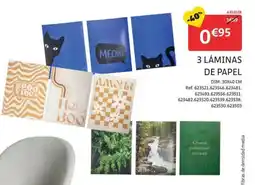 GiFi 3 láminas de papel oferta
