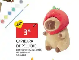 GiFi Capibara de peluche oferta