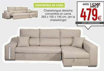 Atrapamuebles Chaise longue con cama oferta