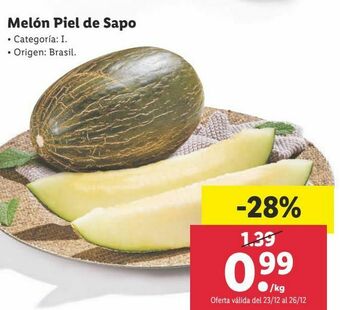 Lidl Melón oferta
