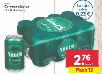 Lidl Cerveza argus oferta