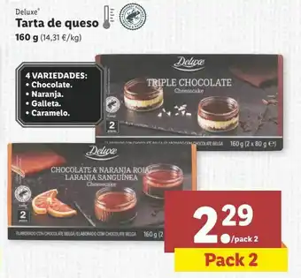 Lidl Tarta de queso deluxe oferta