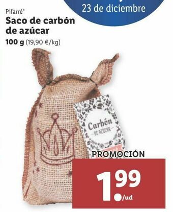 Lidl Carbón de reyes oferta