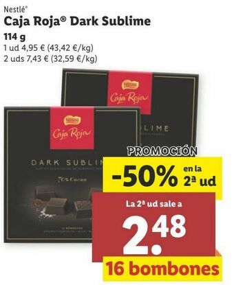 Lidl Bombones nestlé oferta