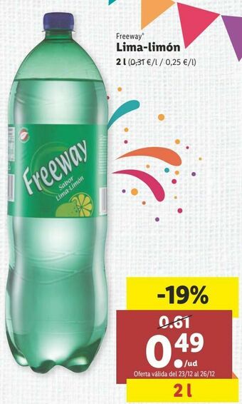 Lidl Refrescos freeway oferta